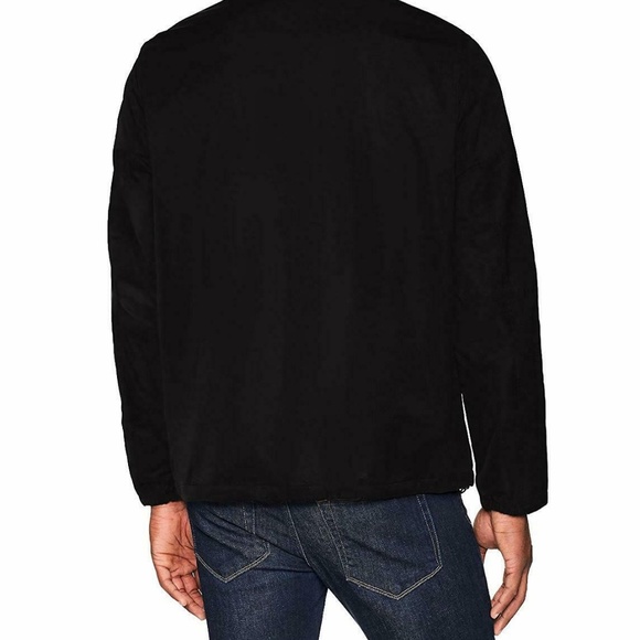 Levis Retro Coach Stripe Satin Track Jacket Black - Picture 4 of 5